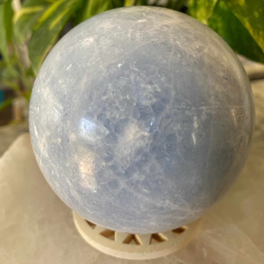 Blue Celestite Sphere